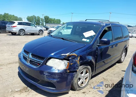 2013 Dodge Grand Caravan Sxt из США, поврежденный, VIN 2C4RDGCGXDR654206